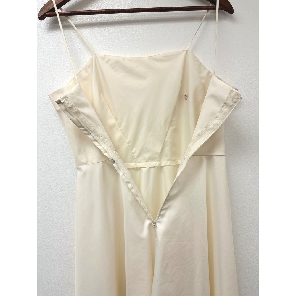 Vintage 1970s Amy Rose Romantic Prairie Coat &‎ Dress Set Cream S/M - Picture 11 of 12